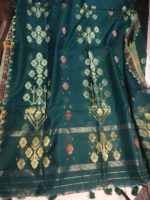শাড়ি কোড:​ময়ূরকণ্ঠী জামদানি (Mayurkanthi Jamdani) 🦚 - Image 6