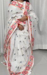 প্রিমিয়াম কোয়ালিটির কস্তূরি কটন শাড়ি - Image 4
